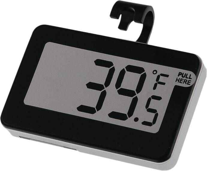 Scanpart digitale thermometer Voor koelkast vriezer diepvries Koelkastthermometer Simpel Meetbereik temperatuur -20°C tot +50°C Inclusief batterij