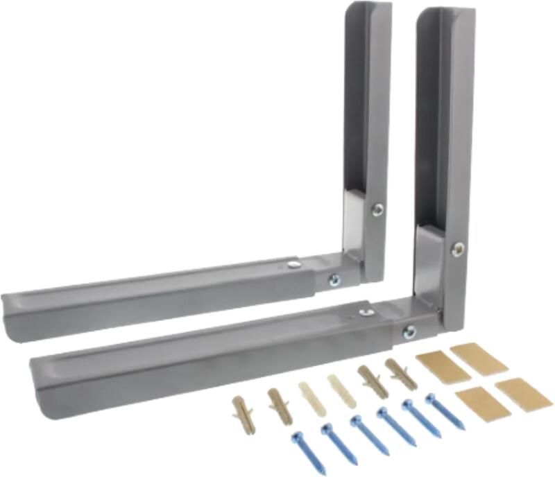 Scanpart wand bevestigingsbeugels magnetron zilver 50kg Magnetron accessoire Zilver