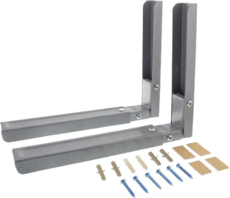 Scanpart wand bevestigingsbeugels magnetron zilver 50kg Magnetron accessoire Zilver