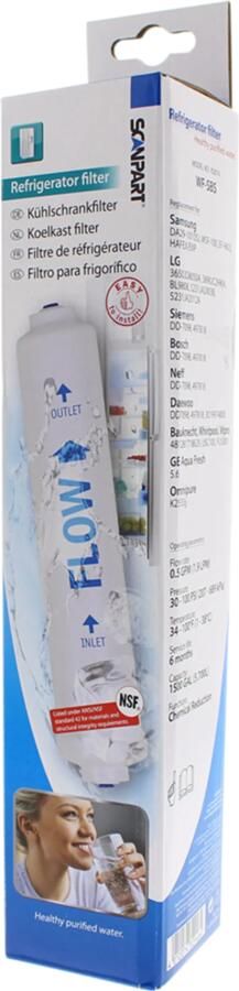 Scanpart koelkast waterfilter extern HAFEX DA29-10105 voor o.a. LG Samsung Koelkast accessoire