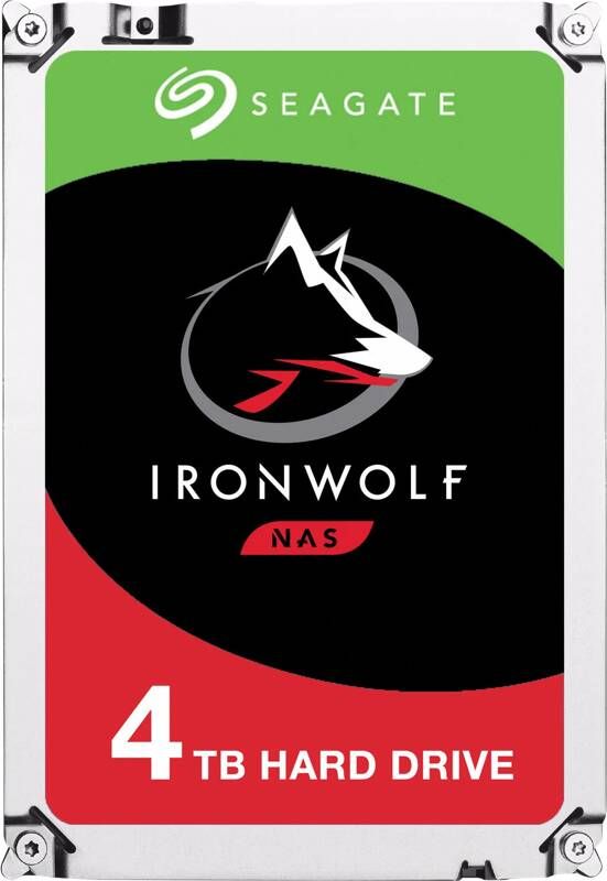 Seagate Interne harde schijf Ironwolf NAS 4to 3 5 5400 tpm (ST4000VN006)