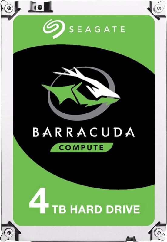 Seagate Interne harde schijf HDD BarraCuda 4To 5.400 RPM 3.5 (ST4000DM004)