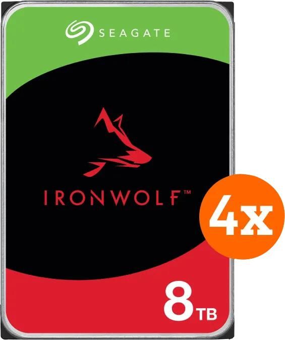Seagate Ironwolf 8TB 4-pack