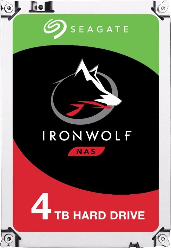 Seagate Interne harde schijf Ironwolf NAS 4to 3 5 5400 tpm (ST4000VN006)
