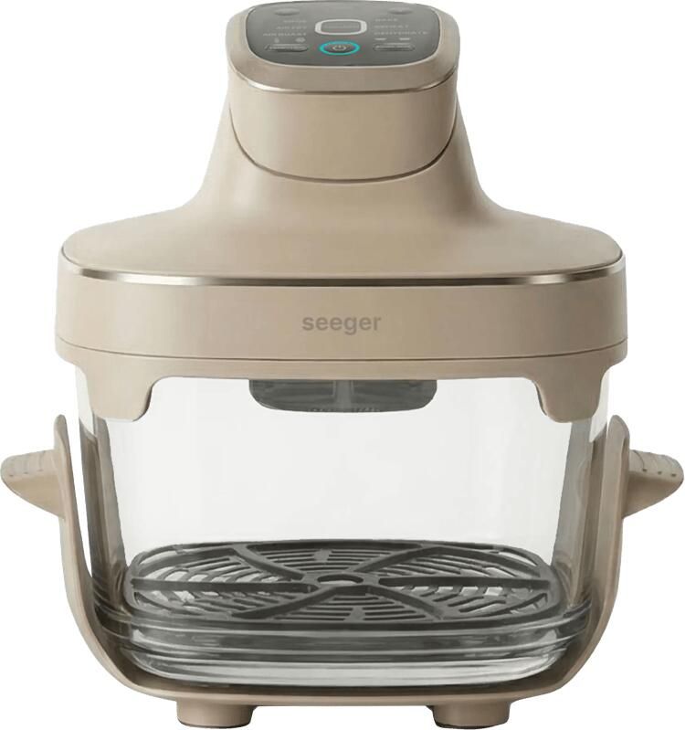 Seeger SGR1050SB Glass Air Fryer Beige