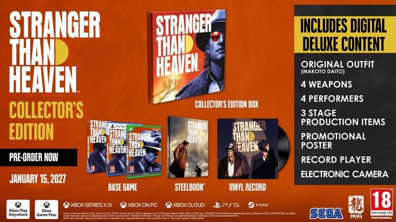 Sega Stranger Than Heaven Collector's Edition PS5