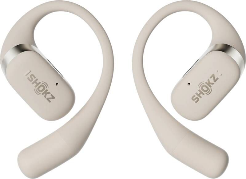 Shokz OpenFit Beige | Sport oortjes | Beeld&Geluid Koptelefoons | 0810092675761