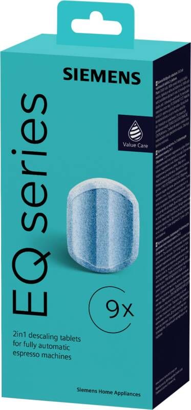 Siemens TZ 80032A multipack ontkalker voor volautomatische koffiemachines 9 tabletten