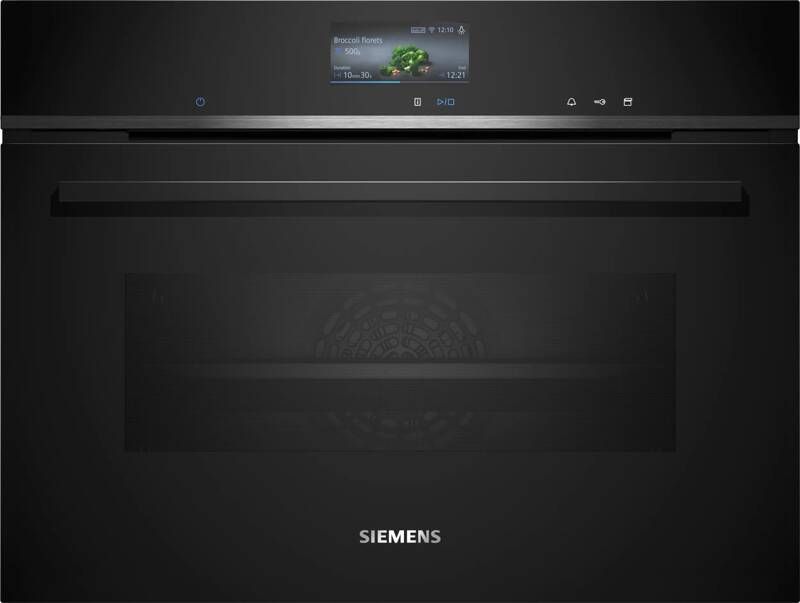 Siemens CS736G1B2 Inbouw combi stoomoven Zwart