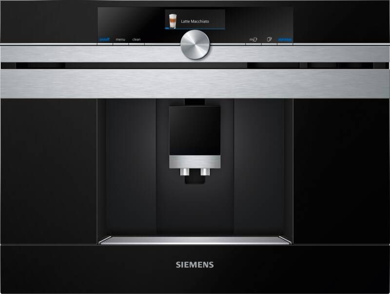 Siemens CT636LES1 iQ700 Inbouw espressomachine Zwart