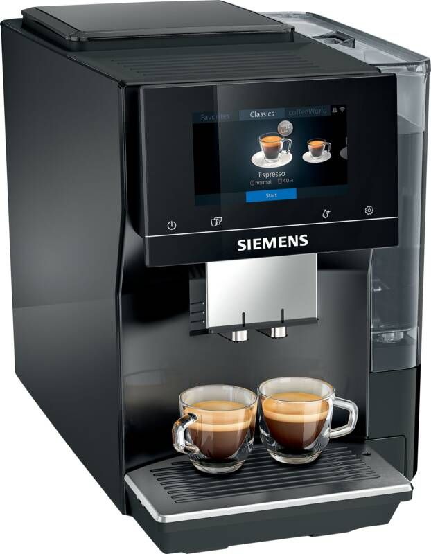 Siemens EQ700 TP713R09 Volautomatische espressomachine Piano zwart