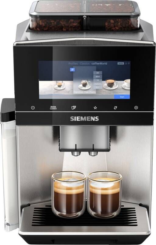 Siemens EQ900 TQ907R03 Volautomatische espressomachine 2 bonenreservoirs RVS