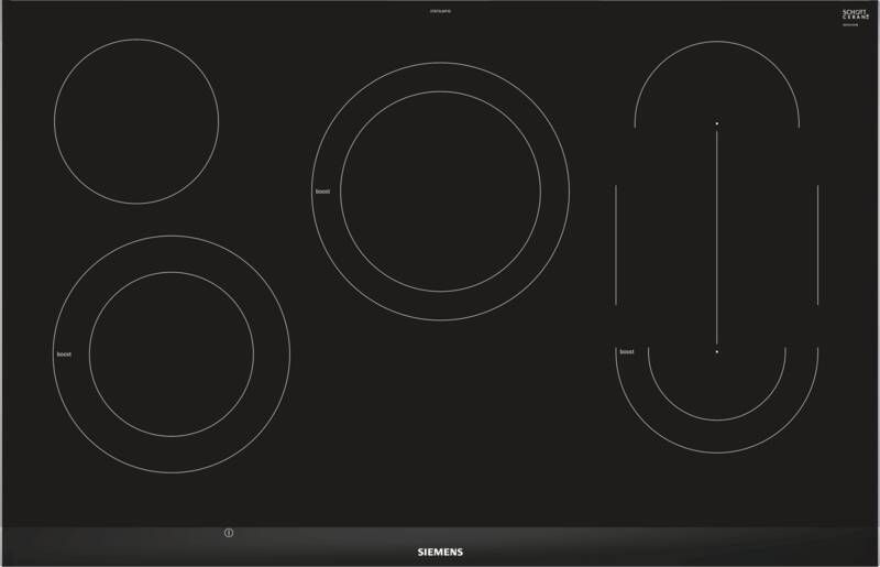 SIEMENS Elektrische kookplaat van SCHOTT CERAN ET875LMP1D