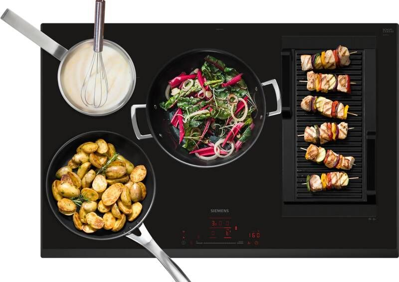 Siemens iQ700 EX851HVC1E Zwart Ingebouwd 80 cm Inductiekookplaat zones Glaskeramiek 5 zone(s)