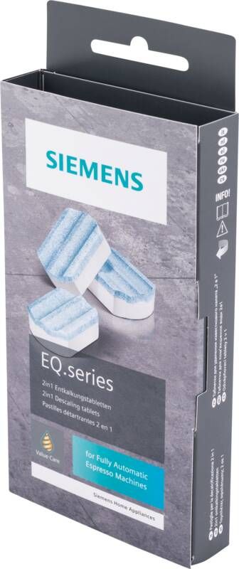 Siemens EQ Serie Ontkalkingstabletten 3 Stuks