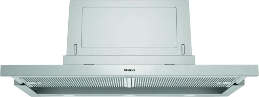 Siemens LI64MB521 inbouw vlakschermkap grijs zilver 389 m3 u