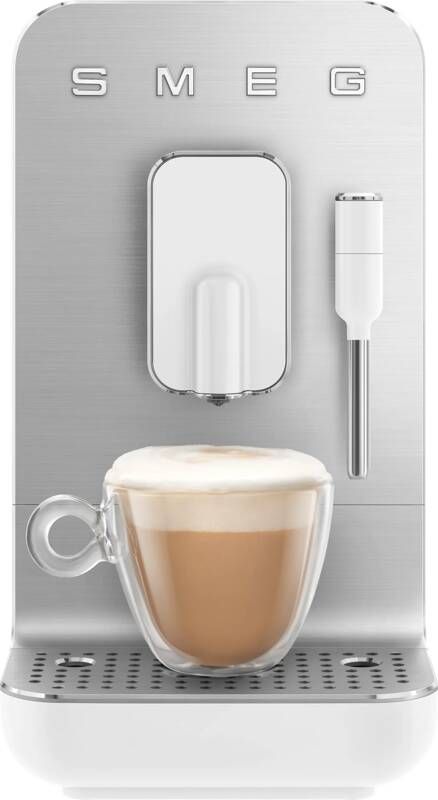 Smeg BCC12WHMEU Espressomachine Mat wit Volautomatisch met stoompijp