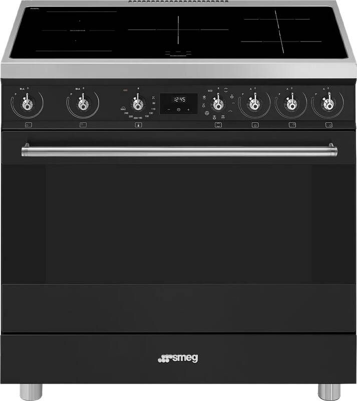 Smeg C9IMMB2 Inductie fornuis Zwart
