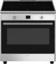 Smeg CG90CIXT Classici Esthetisch Fornuis met Inductie Kookplaat 90 x 60 cm - Thumbnail 1