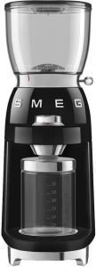 Smeg Elektrische koffiemolen CGF01BLEU Zwart Jaren '50-stijl