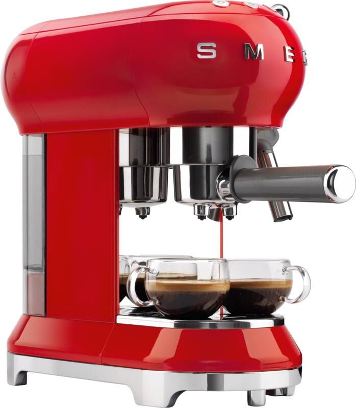 Smeg ECF01RD Rood | Espressomachines | Keuken&Koken Koffie&Ontbijt | ECF01RDEU