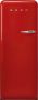 Smeg FAB28LRD5- Kastmodel koelkast scharnier links Rood - Thumbnail 1