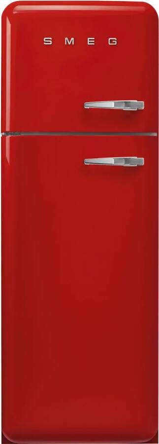 Smeg FAB30LRD5 koel-vriescombinatie Vrijstaand 294 l D Rood