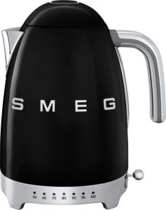 Smeg KLF04BLEU Waterkoker Zwart 1 7L 7 temperaturen
