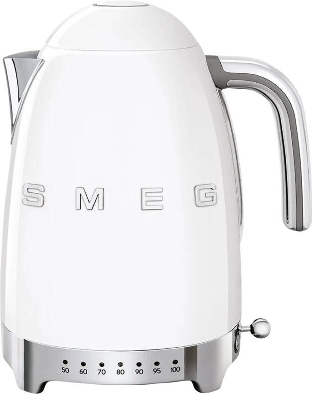 Smeg Variabele Waterkoker 7 temperatuurstanden wit 1.7 liter KLF04WHEU