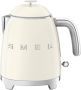 Smeg Waterkoker Mini 1400 W creme 800 ml 3 kops KLF05CREU - Thumbnail 1