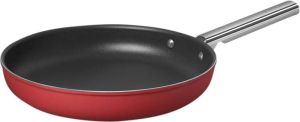 Smeg Koekenpan Rood Mat ø 26 cm Standaard anti-aanbaklaag