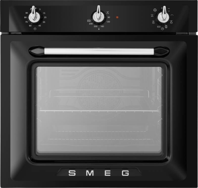 Smeg Oven 70L Zwart SF6905N1 | Heteluchtovens | Keuken&Koken Microgolf&Ovens | SF6905N1