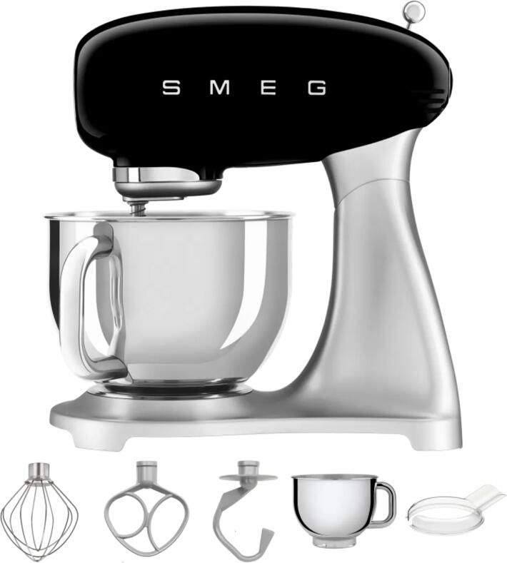 Smeg SMF02 Zwart | Keukenrobots | 8017709269128