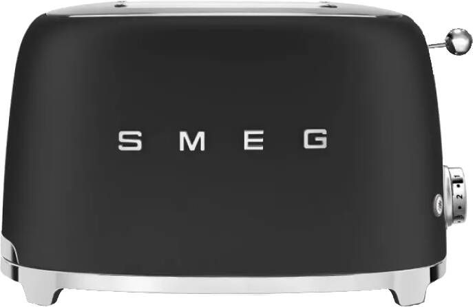 Smeg TSF01BLMEU Mat Zwart | Broodroosters | Keuken&Koken Keukenapparaten | 8017709290757