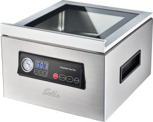 Solis Chamber Vac Pro 5702 Vacumeermachine Vacuümmachine met Marineerfunctie Geschikt voor Vloeistoffen Zilver
