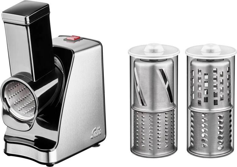Solis Slice & More 8401 Multifunctionele Groentesnijder en Rasp RVS Zilver