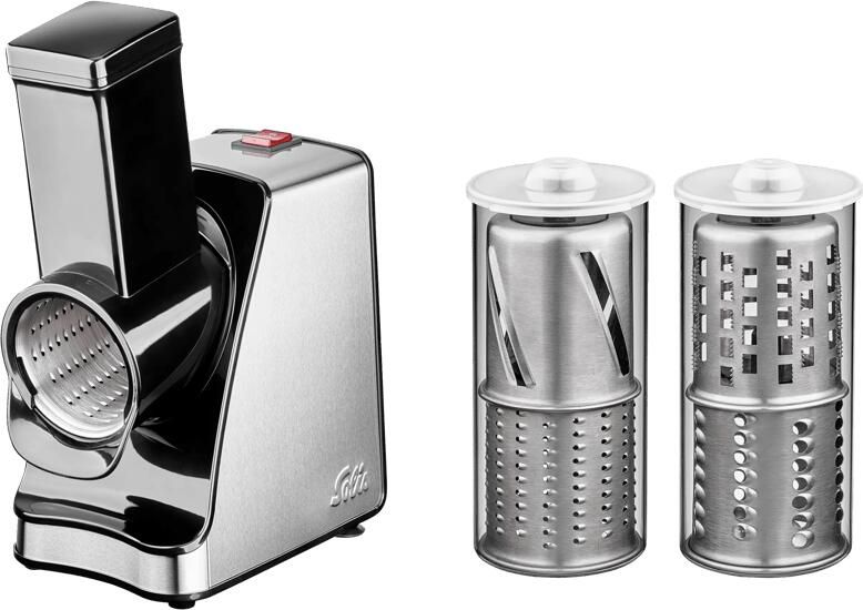 Solis Slice & More 8401 Multifunctionele Groentesnijder en Rasp RVS Zilver
