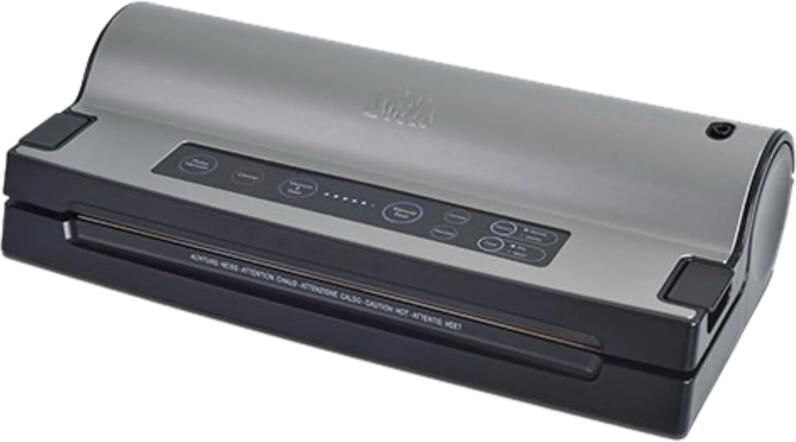 Solis Vac Prestige 575 Vacumeermachine Vacuümmachine met Marineerfunctie en Slangaansluiting Vacuüm Sealer Inclusief Vacuumzakken en Folie Grijs