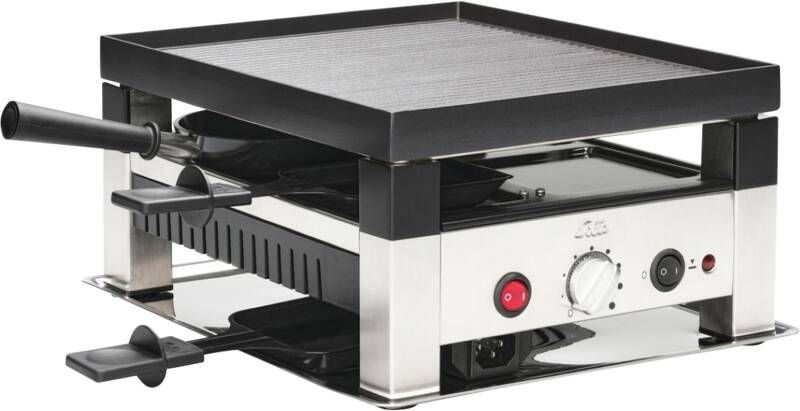 Controle uit zomer Solis 5 in 1 Table Grill for 4 7910 Grill Apparaat Gourmetstel 4 personen -  Winkelen.nl