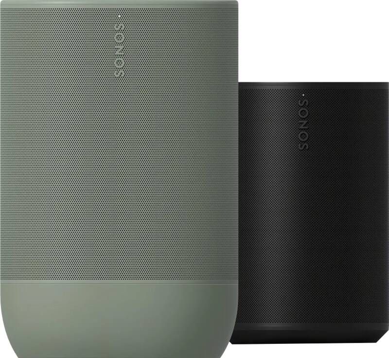 Sonos Move 2 Groen + Era 100 zwart