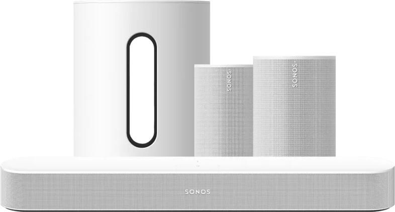 Sonos Beam Gen 2 Wit + Era 100 SL Home Cinema Set Wit
