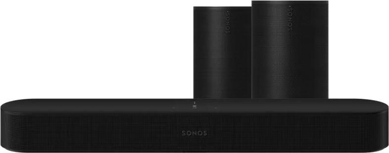 Sonos Beam Gen2 Zwart + Era 100 SL Duopack Zwart