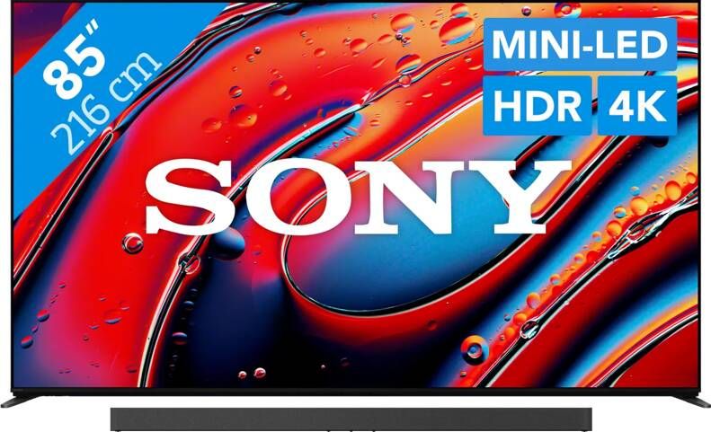 Sony 85" Bravia 9 4K QLED XR Mini-led (2024) + Bravia Theatre Bar 9