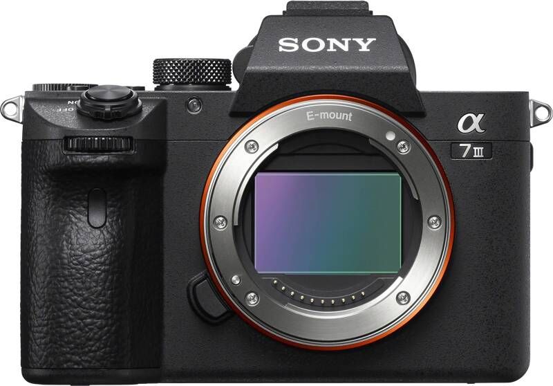 Sony Systeemcamera ILCE-7M3B Alpha 7 III E-Mount Exmor R CMOS full-frame-sensor 2 kaartsleuven enkel behuizing