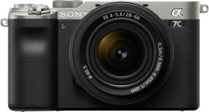 Sony Full-frame digitale camera ILCE-7CLS A7C met SEL2860 FE 28–60 mm F4–5 6 24 2 MP 4K video 7 5 cm (3 inch) touchscreen realtime-AF 5-assige beeldstabilisatie NFC bluetooth