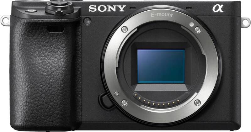 Sony Systeemcamera ILCE-6400B Alpha 6400 E-Mount 4k video 180° klep-display nfc alleen behuizing