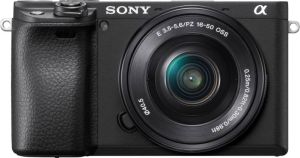 Sony Systeemcamera ILCE-6400LB Alpha 6400 E-Mount 4k video 180° klep-display xga oled-zoeker l-kit 16-50 mm objectief