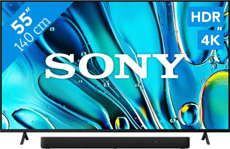 Sony Bravia 3 55" 4K Led (2025) + HT-S2000 Zwart