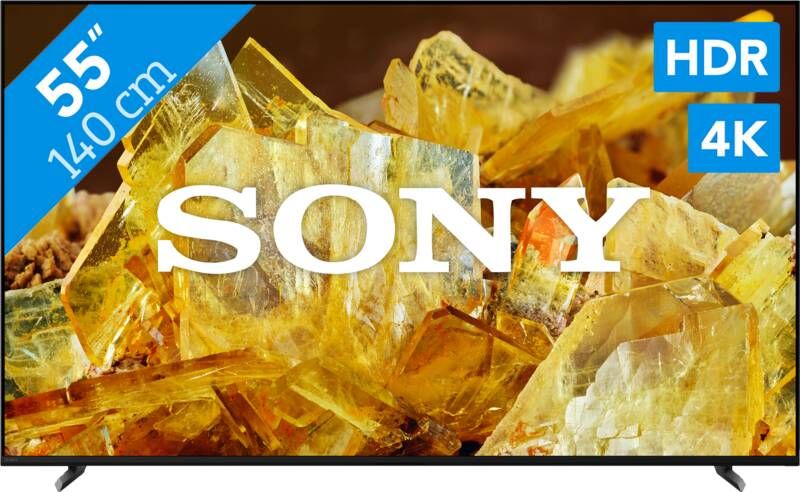 Sony Led-TV XR-55X90L 139 cm 55" 4K Ultra HD Android TV Google TV Smart TV TRILUMINOS PRO BRAVIA CORE met exclusieve PS5 functies