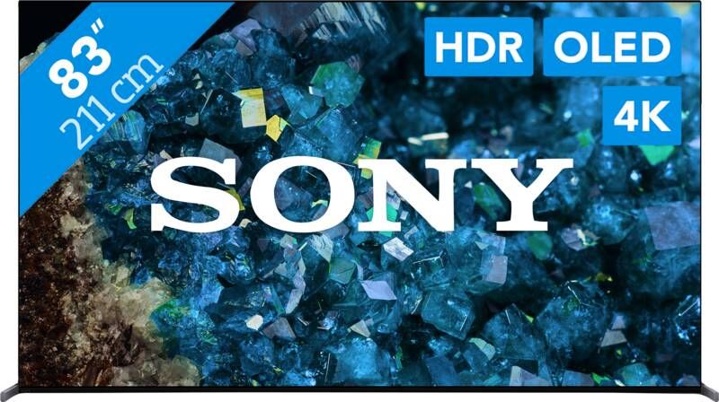 Sony OLED-TV XR-83A80L 210 cm 83" 4K Ultra HD Google TV Smart TV Android TV Smart TV TRILUMINOS PRO BRAVIA CORE met exclusieve PS5 functies